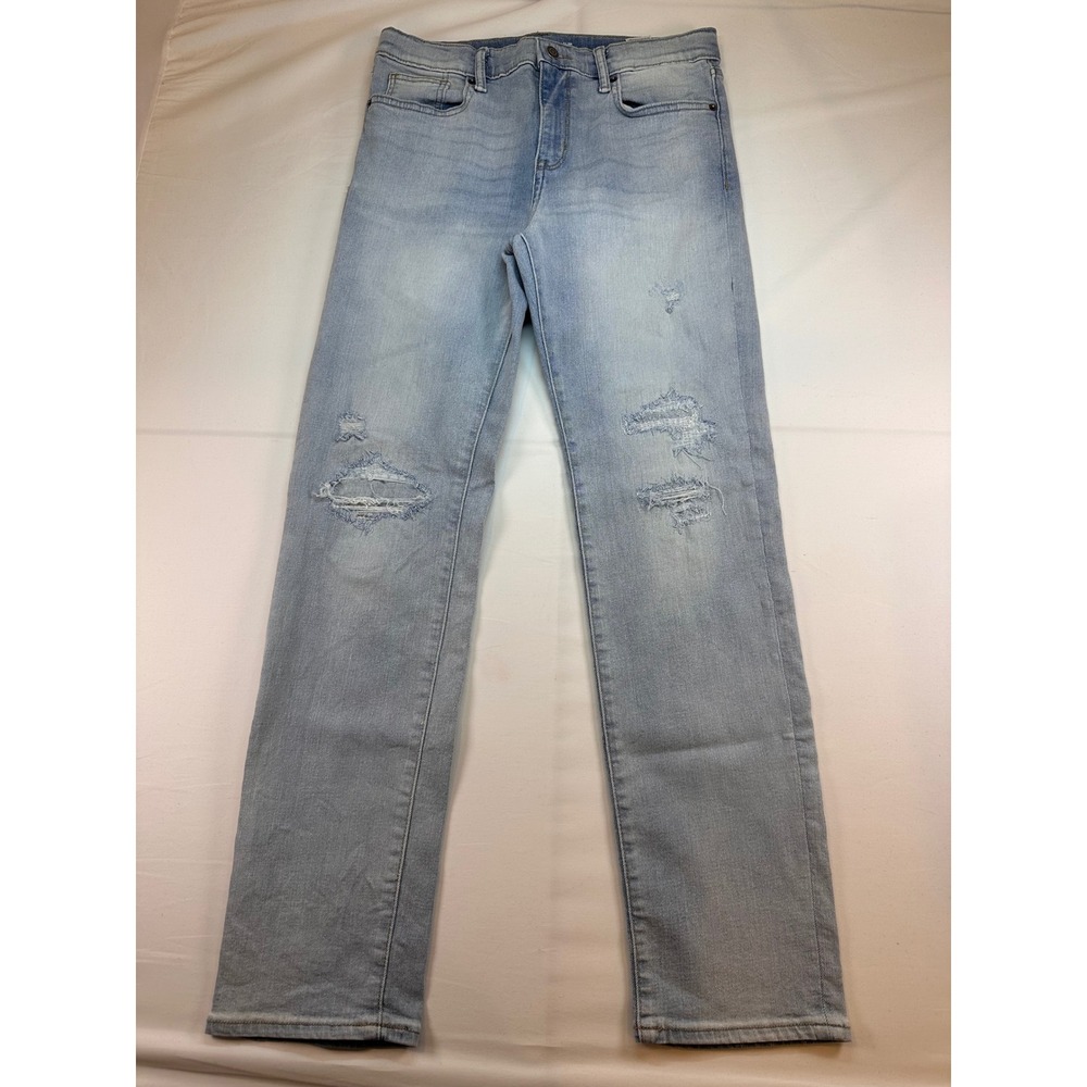 Old Navy Boys 14 Plus Slim 360 Stretch Built-In Tough Distressed Light Jeans